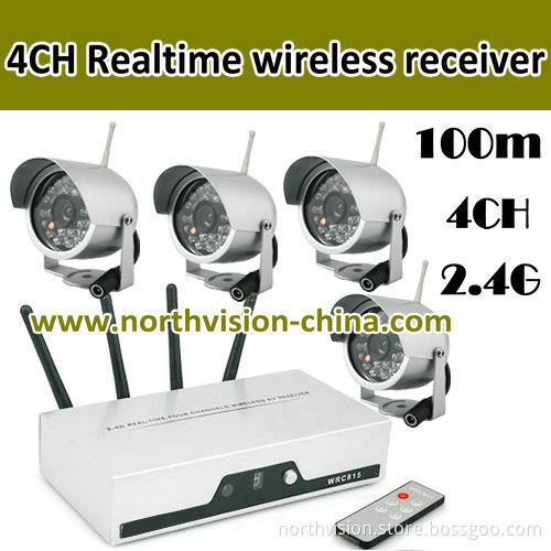 100m 4 CH. Wireless Camera Monitor System